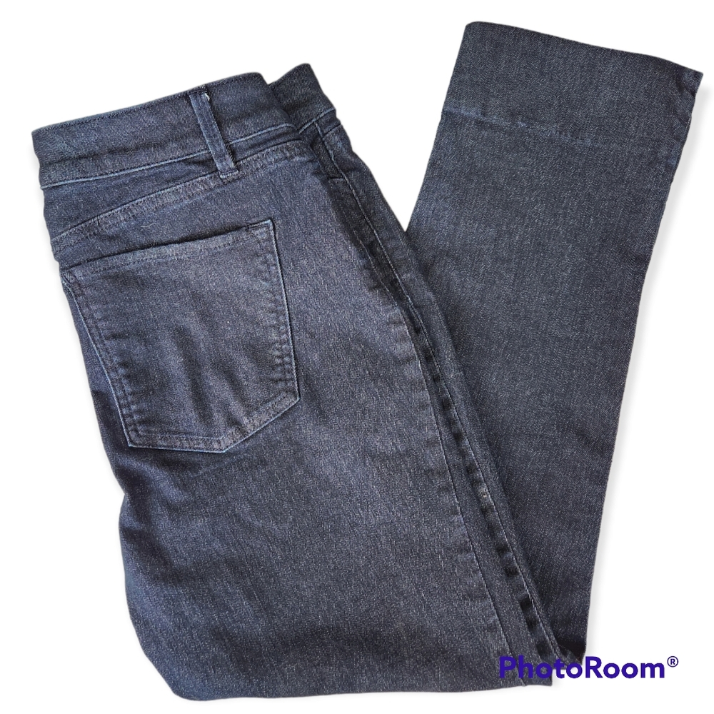 White House Black Market noir dark wash cropped jeans size 8 - Picture 4 of 12